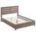 Brantford Eastern King & Queen Panel Bed Barrel Oak - U&U Home Budget Furniture (Carteret, NJ)