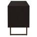 Marsden 2-door Wood 70" TV Stand Charcoal Black - U&U Home Budget Furniture (Carteret, NJ)