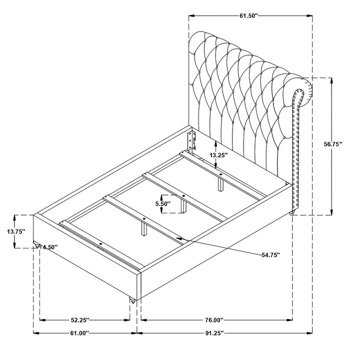 Devon Queen Beds - U&U Home Budget Furniture (Carteret, NJ)