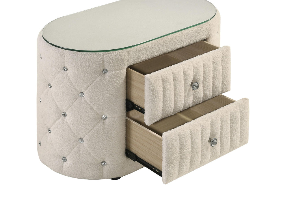 Sonya Nightstands - U&U Home Budget Furniture (Carteret, NJ)
