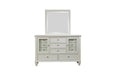Sandy Beach 11-drawer Rectangular Dresser Cream White - U&U Home Budget Furniture (Carteret, NJ)