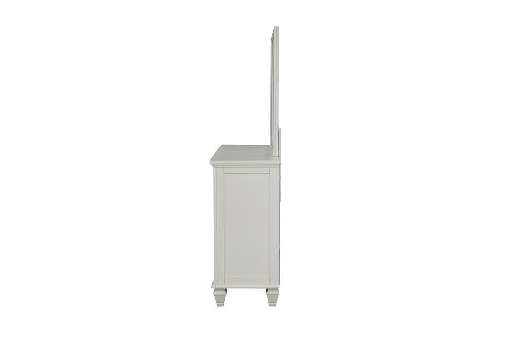 Sandy Beach 11-drawer Rectangular Dresser Cream White - U&U Home Budget Furniture (Carteret, NJ)
