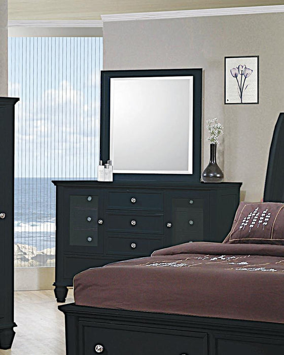 Sandy Beach 11-drawer Dresser Black - U&U Home Budget Furniture (Carteret, NJ)