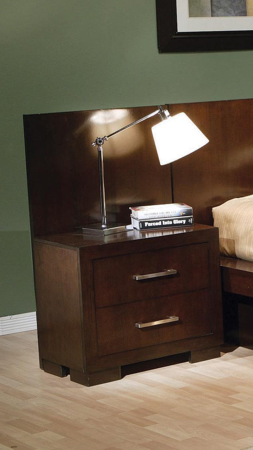 Jessica Nightstand Panels Cappuccino (Set of 2) - U&U Home Budget Furniture (Carteret, NJ)