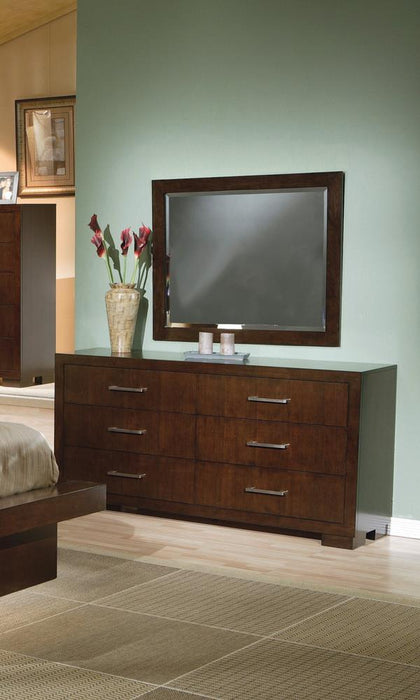 Jessica 6-drawer Dresser Cappuccino - U&U Home Budget Furniture (Carteret, NJ)