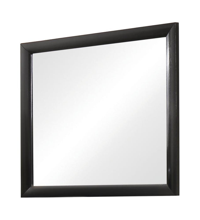 Briana Rectangle Dresser Mirror Black - U&U Home Budget Furniture (Carteret, NJ)