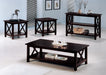 Rachelle Sofa Table with 2-shelf Deep Merlot - U&U Home Budget Furniture (Carteret, NJ)