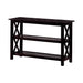 Rachelle Sofa Table with 2-shelf Deep Merlot - U&U Home Budget Furniture (Carteret, NJ)