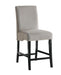 Stanton Upholstered Counter Height Chairs Grey and Black (Set of 2) - U&U Home Budget Furniture (Carteret, NJ)