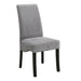 Stanton Upholstered Side Chairs Grey (Set of 2) - U&U Home Budget Furniture (Carteret, NJ)