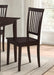Gomez 5-piece Rectangular Dining Table Set Cappuccino - U&U Home Budget Furniture (Carteret, NJ)