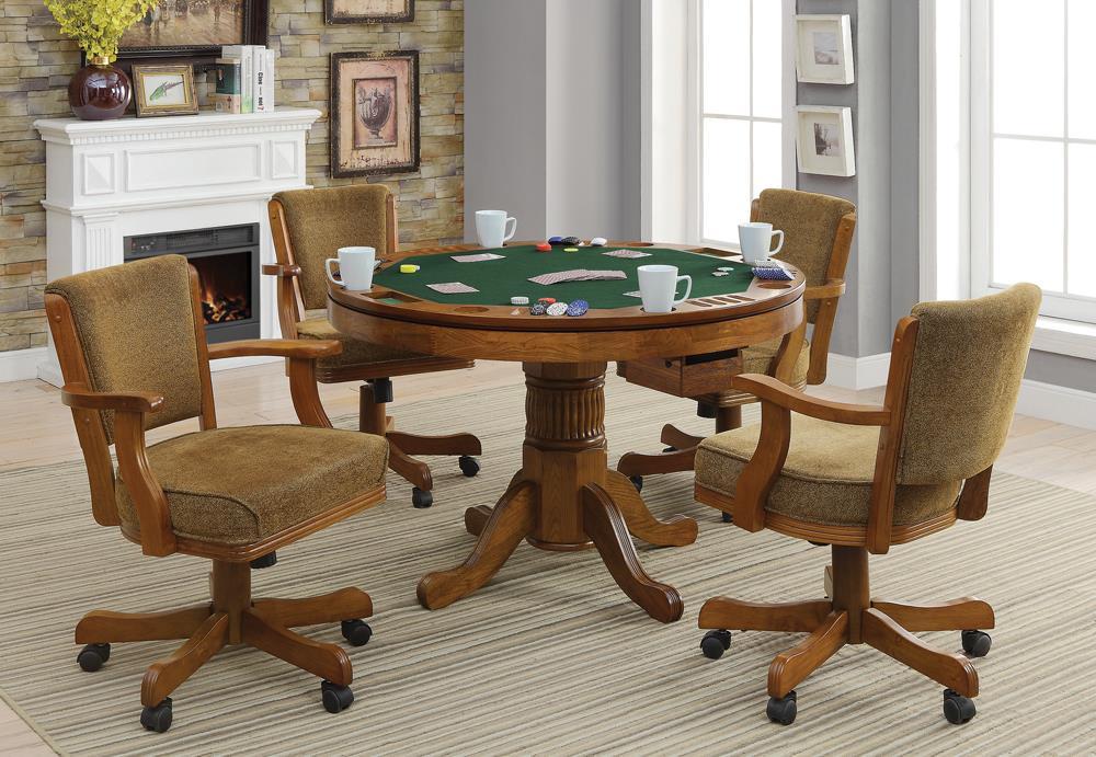 Mitchell 3-in-1 Game Table Amber - U&U Home Budget Furniture (Carteret, NJ)