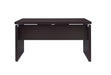 Skylar Computer Desk with Keyboard Drawer Cappuccino - U&U Home Budget Furniture (Carteret, NJ)