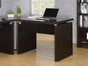 Skylar Extension Desk Cappuccino - U&U Home Budget Furniture (Carteret, NJ)