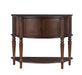 Brenda Console Table with Curved Front Brown - U&U Home Budget Furniture (Carteret, NJ)