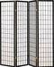 Roberto 4-panel Folding Screen Black and White - U&U Home Budget Furniture (Carteret, NJ)