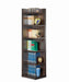 Pinckard 6-tier Corner Bookcase Cappuccino - U&U Home Budget Furniture (Carteret, NJ)