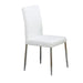 Maston Upholstered Dining Chairs White (Set of 4) - U&U Home Budget Furniture (Carteret, NJ)