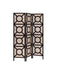 Vulcan 3-panel Geometric Folding Screen Tan and Cappuccino - U&U Home Budget Furniture (Carteret, NJ)