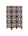 Vulcan 3-panel Geometric Folding Screen Tan and Cappuccino - U&U Home Budget Furniture (Carteret, NJ)
