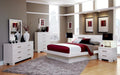 Jessica California King, E.king, & Queen Bed with Storage Headboard Cappuccino - U&U Home Budget Furniture (Carteret, NJ)
