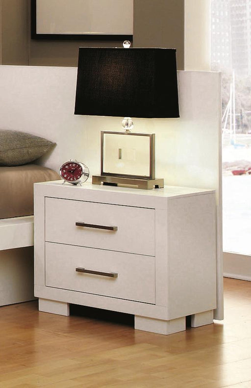 Jessica Nightstand Panels White (Set of 2) - U&U Home Budget Furniture (Carteret, NJ)