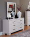 Jessica 6-drawer Dresser White - U&U Home Budget Furniture (Carteret, NJ)