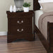 Louis Philippe 2-drawer Nightstand Cappuccino - U&U Home Budget Furniture (Carteret, NJ)