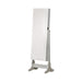 Zayas Storage Jewelry Cheval Mirror White - U&U Home Budget Furniture (Carteret, NJ)