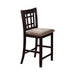 Lavon Lattice Back Counter Stools Tan and Espresso (Set of 2) - U&U Home Budget Furniture (Carteret, NJ)