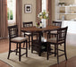 Lavon Lattice Back Counter Stools Tan and Espresso (Set of 2) - U&U Home Budget Furniture (Carteret, NJ)