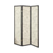 Felice 3-panel French Script Print Folding Screen Espresso - U&U Home Budget Furniture (Carteret, NJ)