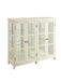 Sable 4-door Display Accent Cabinet White - U&U Home Budget Furniture (Carteret, NJ)