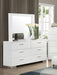Felicity 6-drawer Dresser Glossy White - U&U Home Budget Furniture (Carteret, NJ)