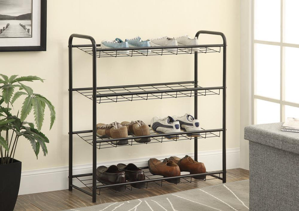 Vivian 3-drawer Shoe Cabinet Black - U&U Home Budget Furniture (Carteret, NJ)