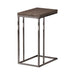 Pedro Expandable Top Accent Table Weathered Grey and Black - U&U Home Budget Furniture (Carteret, NJ)