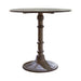Oswego Round Bistro Dining Table Bronze - U&U Home Budget Furniture (Carteret, NJ)