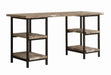 Kemper 4-shelf Writing Desk Salvaged Cabin - U&U Home Budget Furniture (Carteret, NJ)