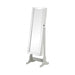 Yvonne Storage Jewelry Cheval Mirror Grey - U&U Home Budget Furniture (Carteret, NJ)