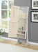 Yvonne Storage Jewelry Cheval Mirror Grey - U&U Home Budget Furniture (Carteret, NJ)