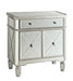 Aconitum 4-door Wine Cabinet Clear Mirror - U&U Home Budget Furniture (Carteret, NJ)