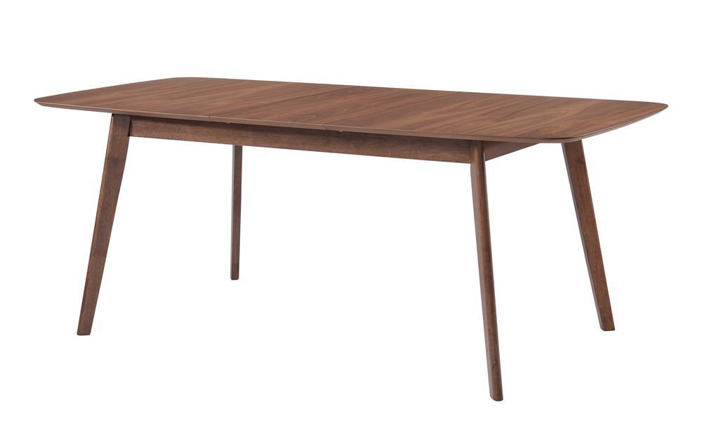 Redbridge Butterfly Leaf Dining Table Natural Walnut - U&U Home Budget Furniture (Carteret, NJ)