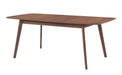 Redbridge Butterfly Leaf Dining Table Natural Walnut - U&U Home Budget Furniture (Carteret, NJ)