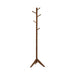 Devlin Coat Rack with 6 Hooks Walnut - U&U Home Budget Furniture (Carteret, NJ)