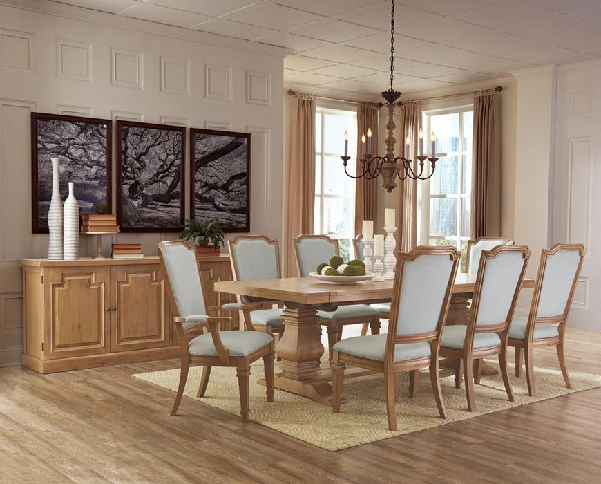 Florence 4-door Sideboard Rustic Smoke - U&U Home Budget Furniture (Carteret, NJ)