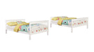 Chapman Full Over Full & Twin Over Full Bunk Bed Black & White - U&U Home Budget Furniture (Carteret, NJ)