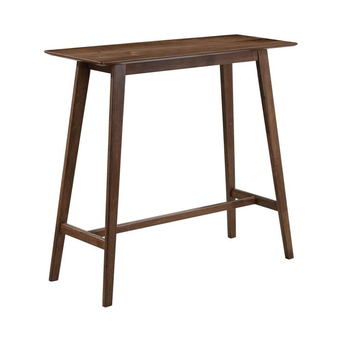 Finnick Rectangular Bar Table Walnut - U&U Home Budget Furniture (Carteret, NJ)