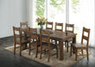 Coleman Dining Side Chairs Rustic Golden Brown (Set of 2) - U&U Home Budget Furniture (Carteret, NJ)