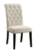 Alana Tufted Back Upholstered Side Chairs Beige (Set of 2) - U&U Home Budget Furniture (Carteret, NJ)