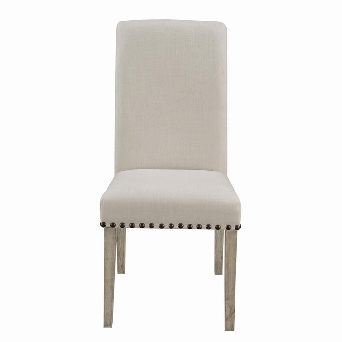 Salem Upholstered Side Chairs Rustic Smoke and Grey (Set of 2) - U&U Home Budget Furniture (Carteret, NJ)